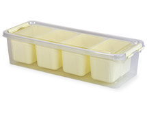 Organizer pravougaoni sa poklopcem 3,5l Lux